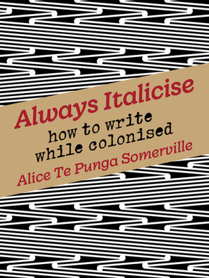 cover image of Always Italicise